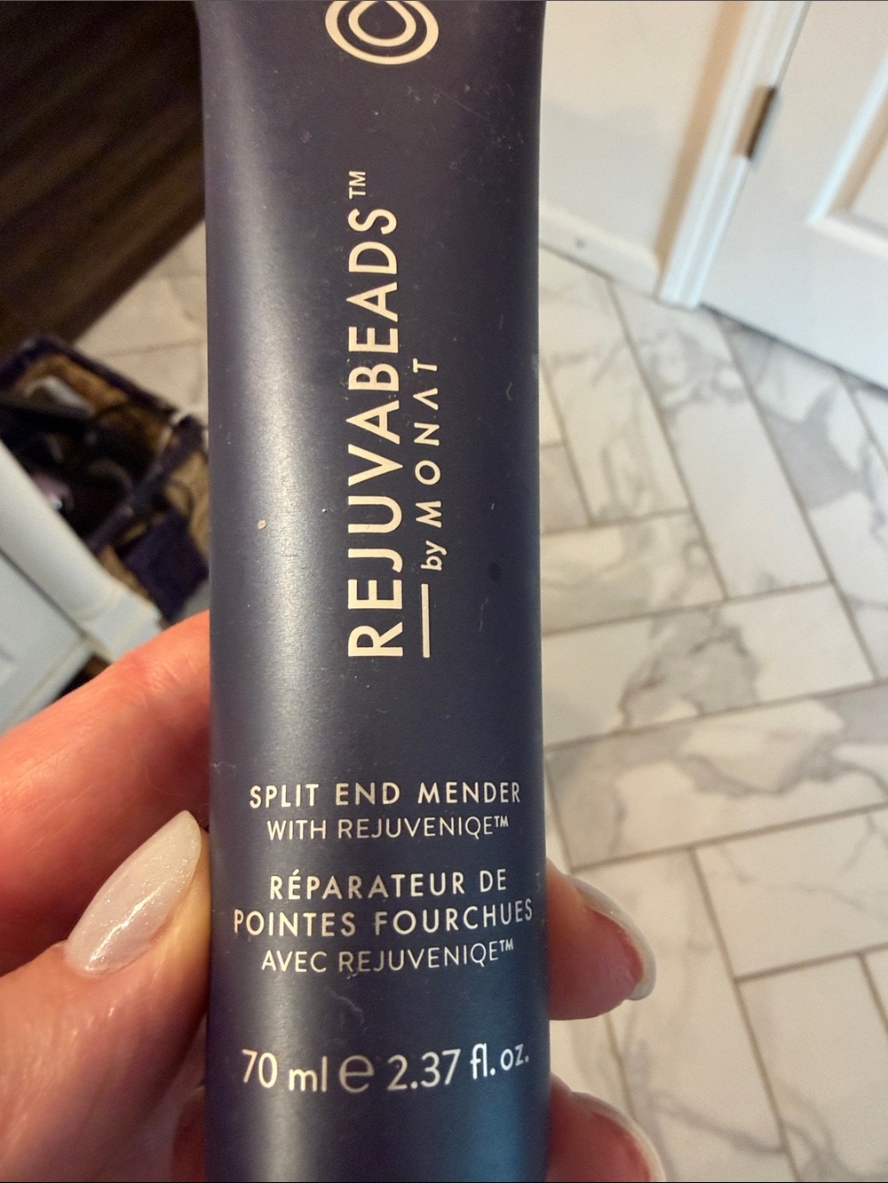 Rejuvabeads Split End Mender by MONAT — Navy Repair Serum